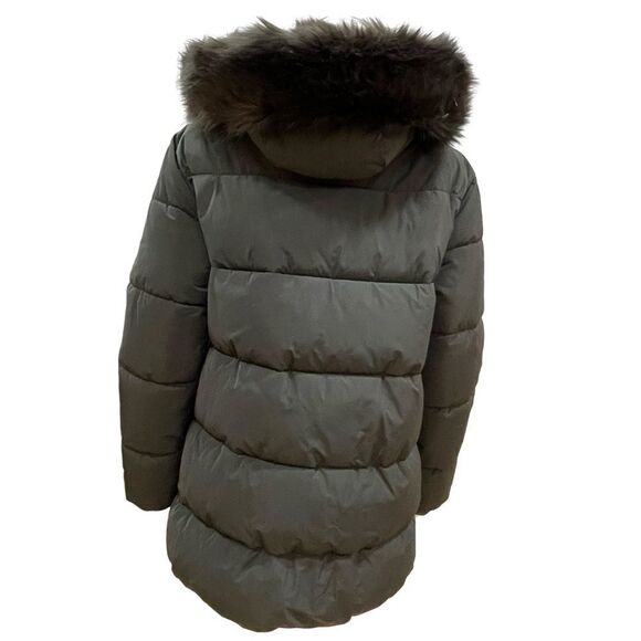 MNG, Puffer Coat Jacket, Gray, Size Small - Picture 5 of 15